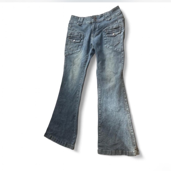 |Simple Societyl Low-rise Denim Flare Jeans Size 9/29 - Picture 1 of 8
